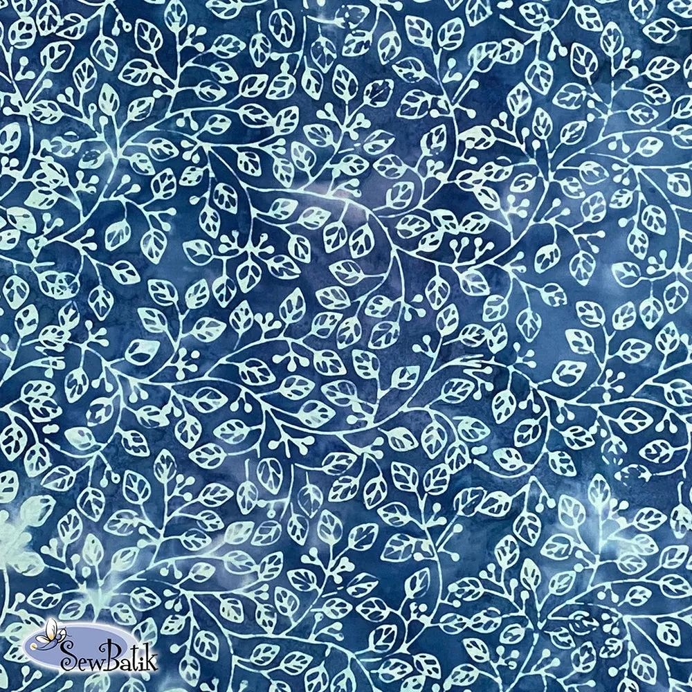 115" Wide Batik - Violetta - Delft