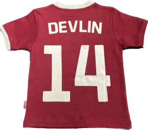 2024 Baby Maroon/ Grey Devlin T-Shirt