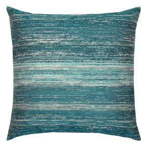 22" Square Elaine Smith Pillow  Textured Lagoon