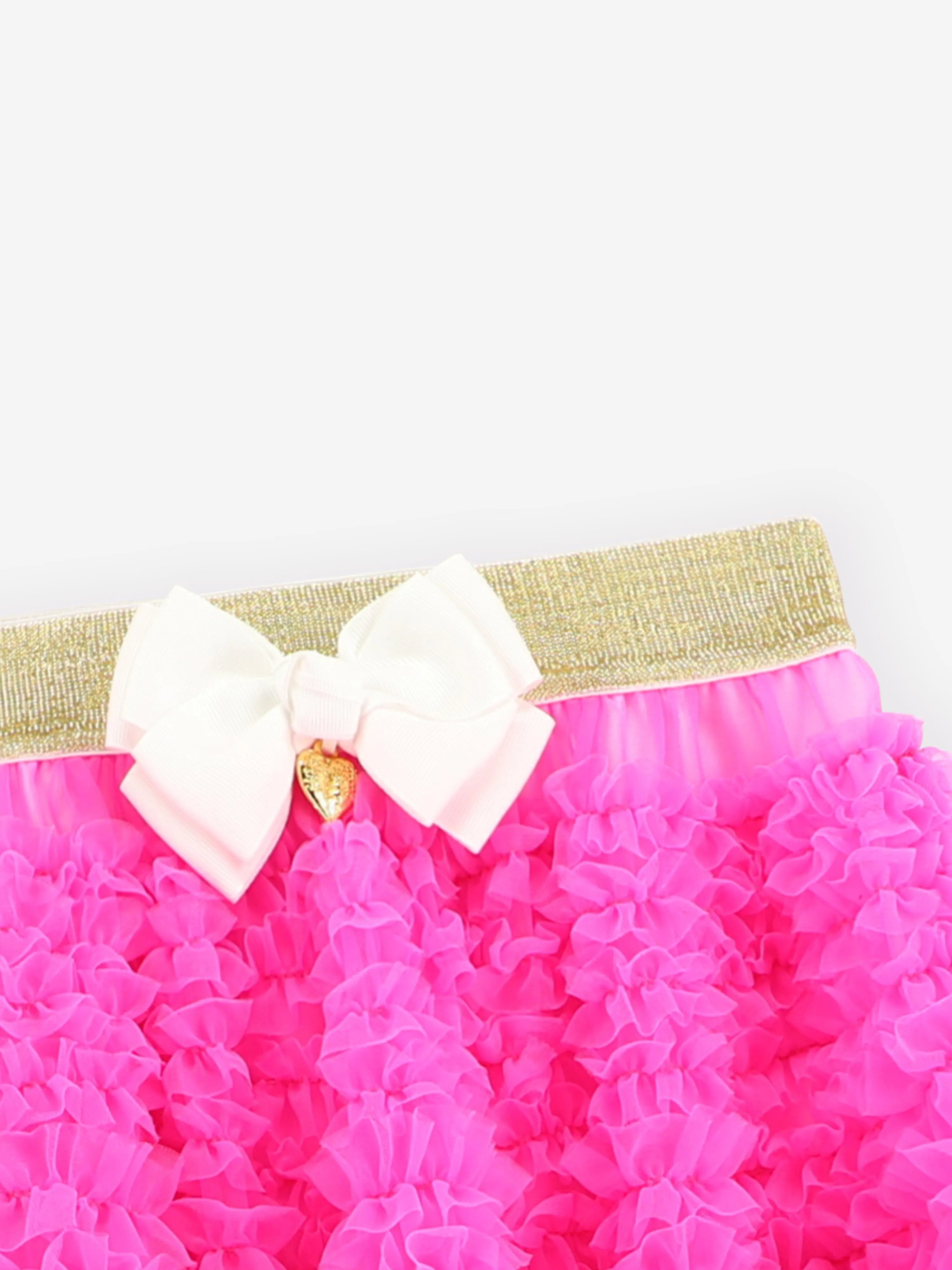 Angels Face Girls Ballroom Skirt in Pink