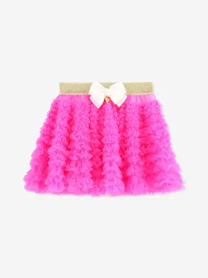 Angels Face Girls Ballroom Skirt in Pink