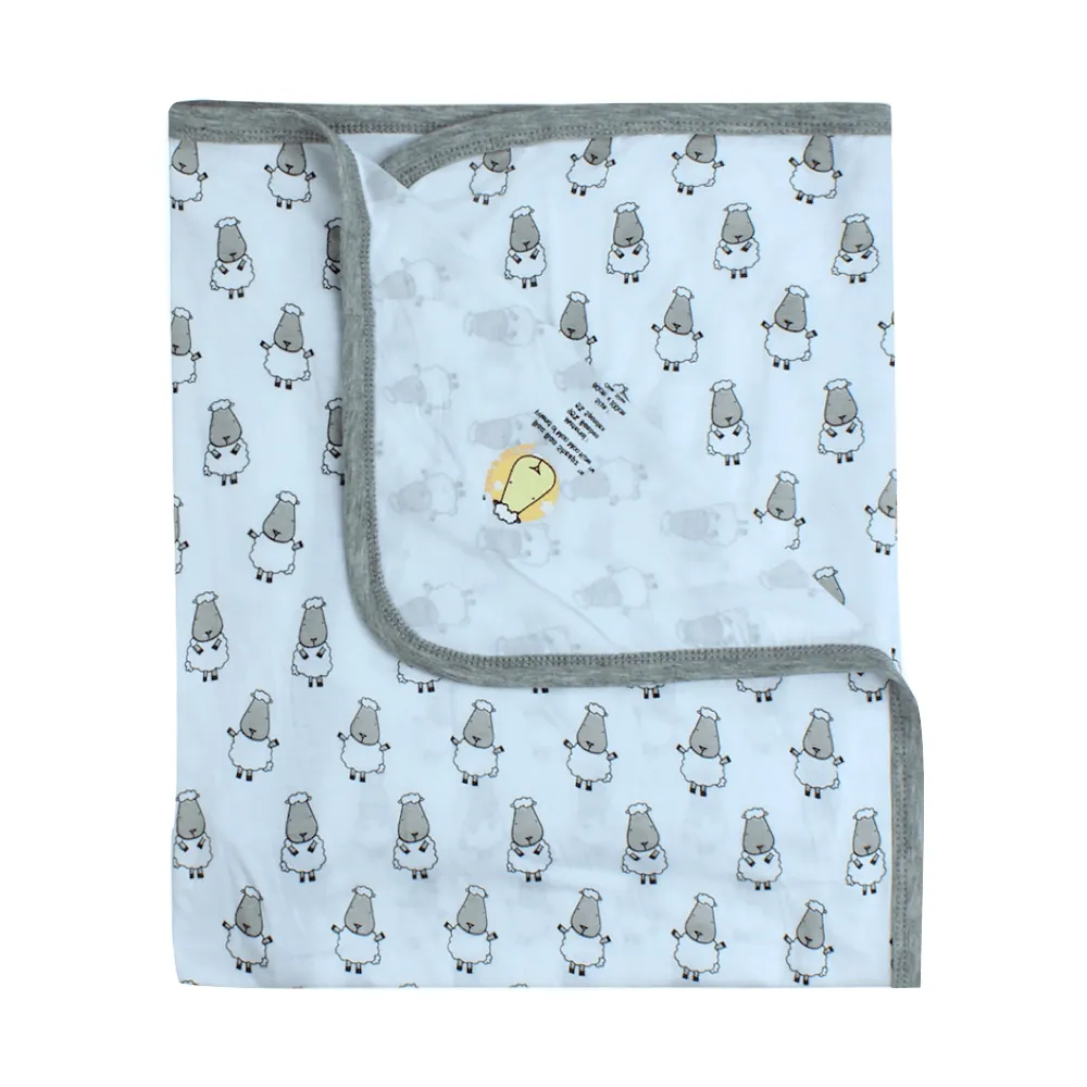 Baa Baa Sheepz Single Layer Baby Blanket