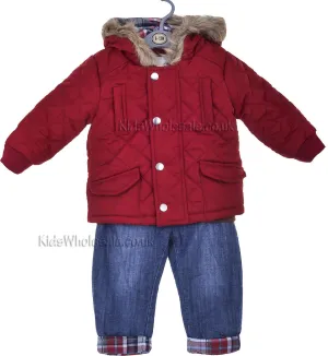 Baby Boys 3pce Jacket, Top & Jeans Set (6-24 Months)(j10213A)