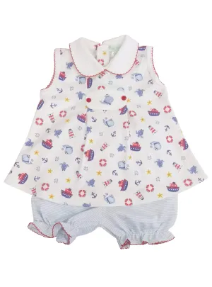 Baby Girl's Nautical Dress