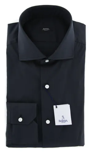 Barba Napoli Black Shirt - Extra Slim