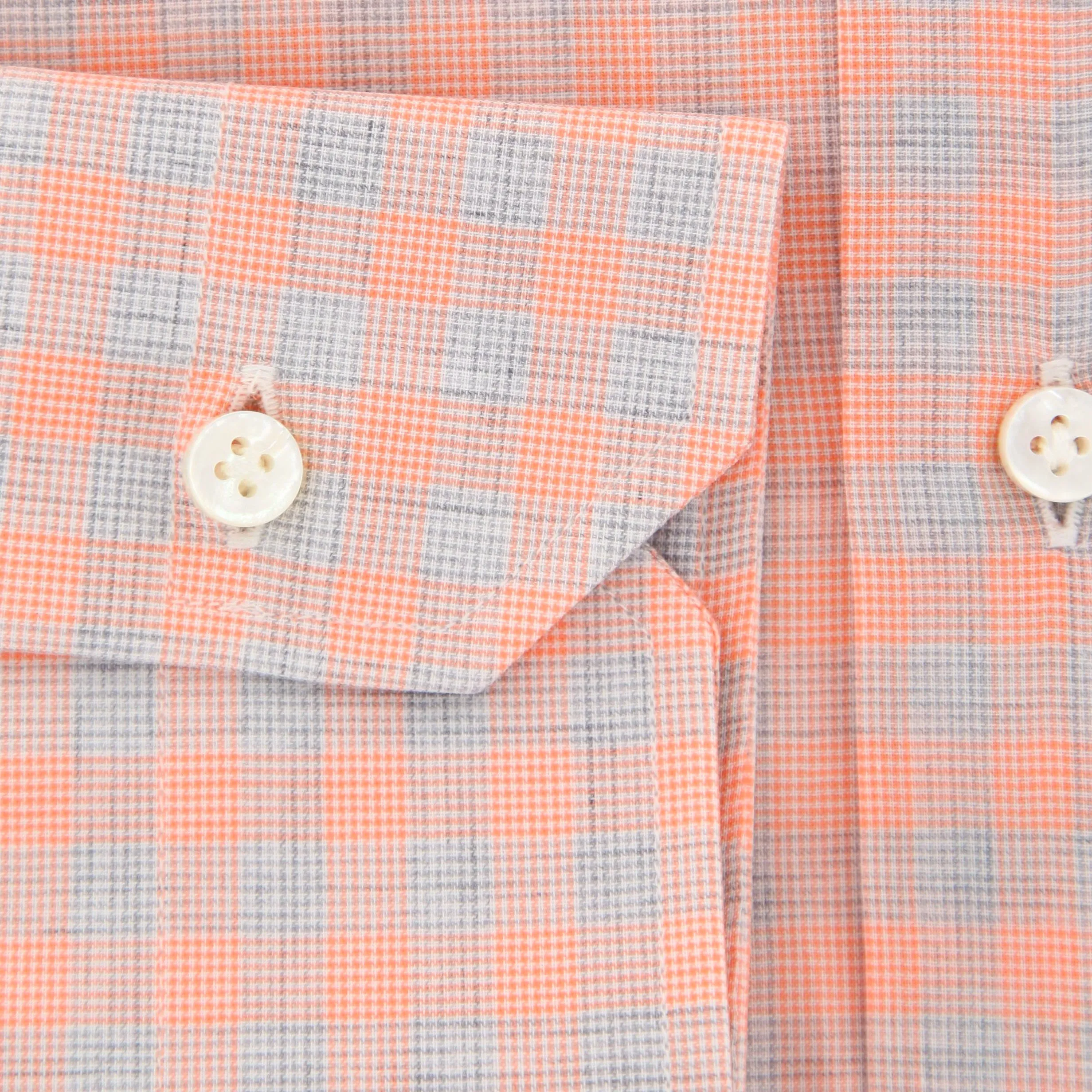 Barba Napoli Orange Shirt - Slim