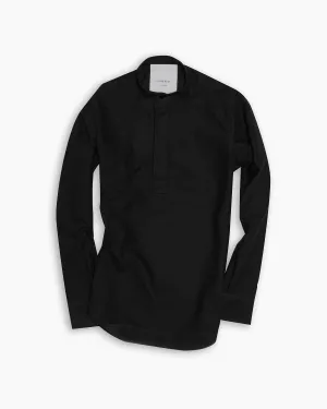 Black Giro-Inglese Popover Shirt