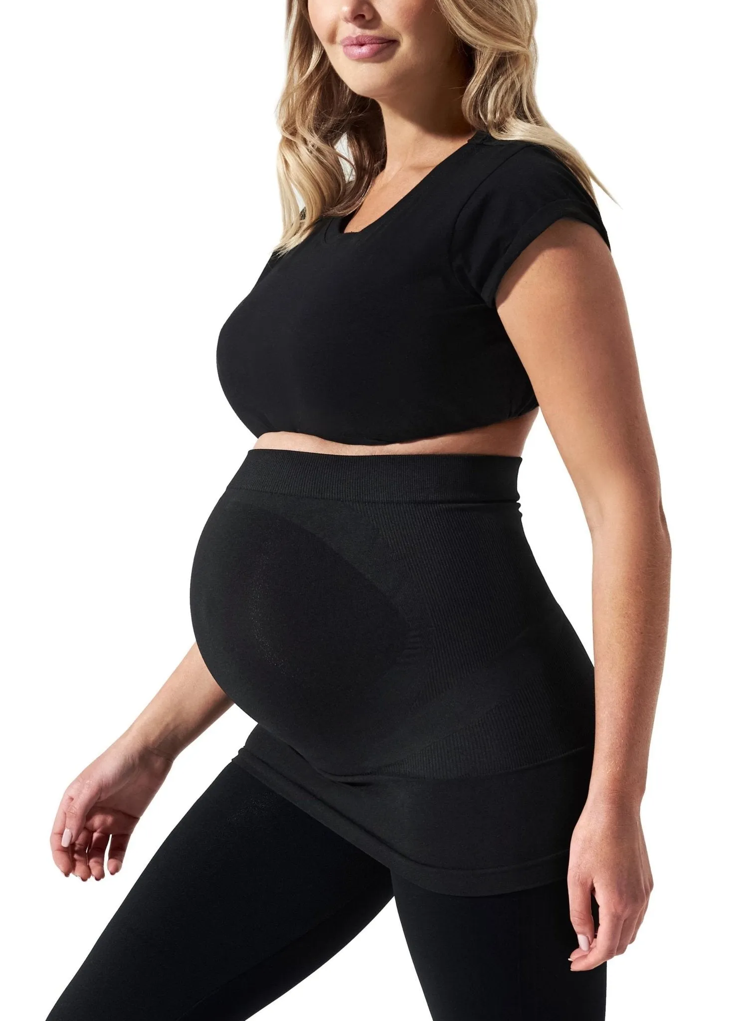 BLANQI Maternity Built-in Support  Bellyband - Black