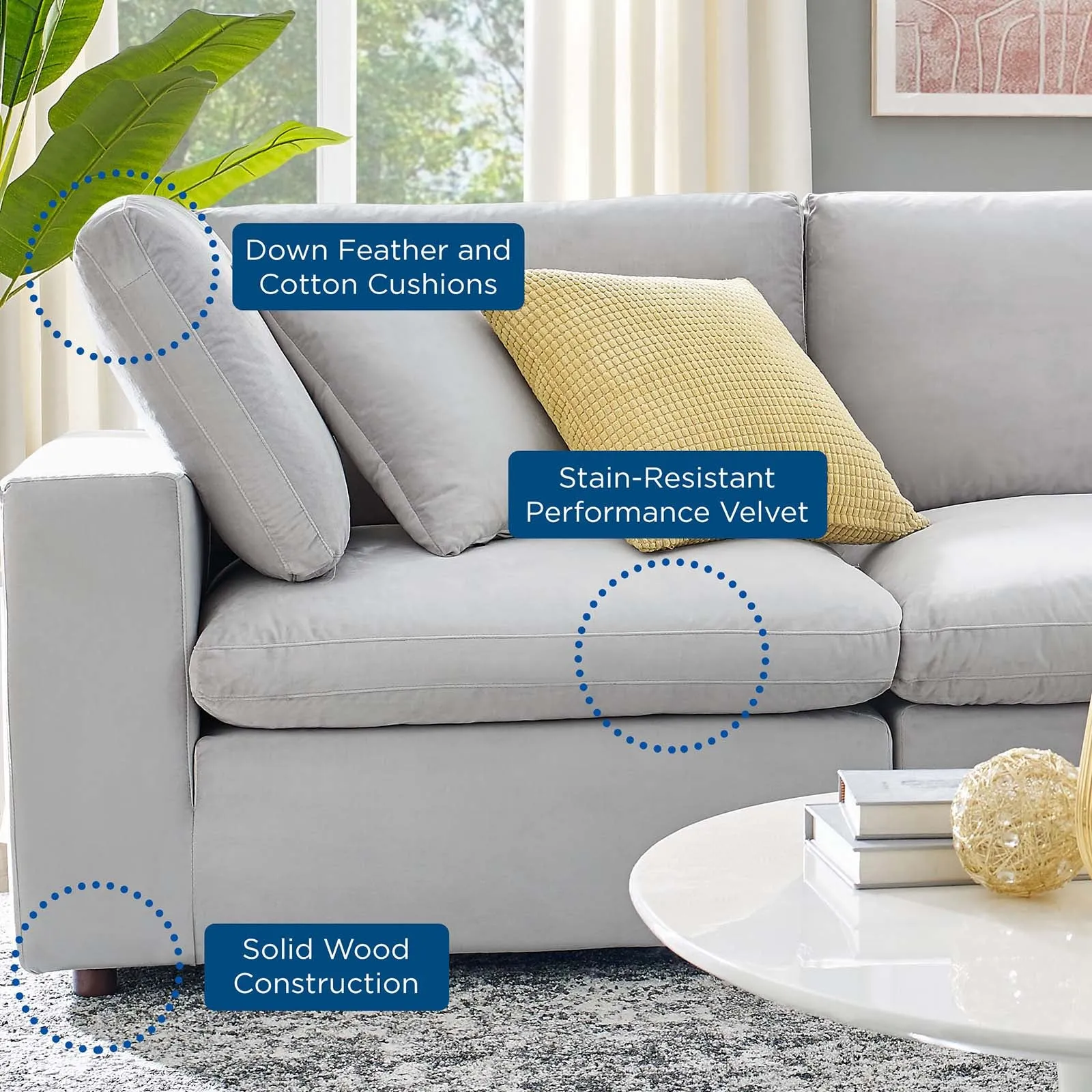 Commix Sofa Sectional by Modway