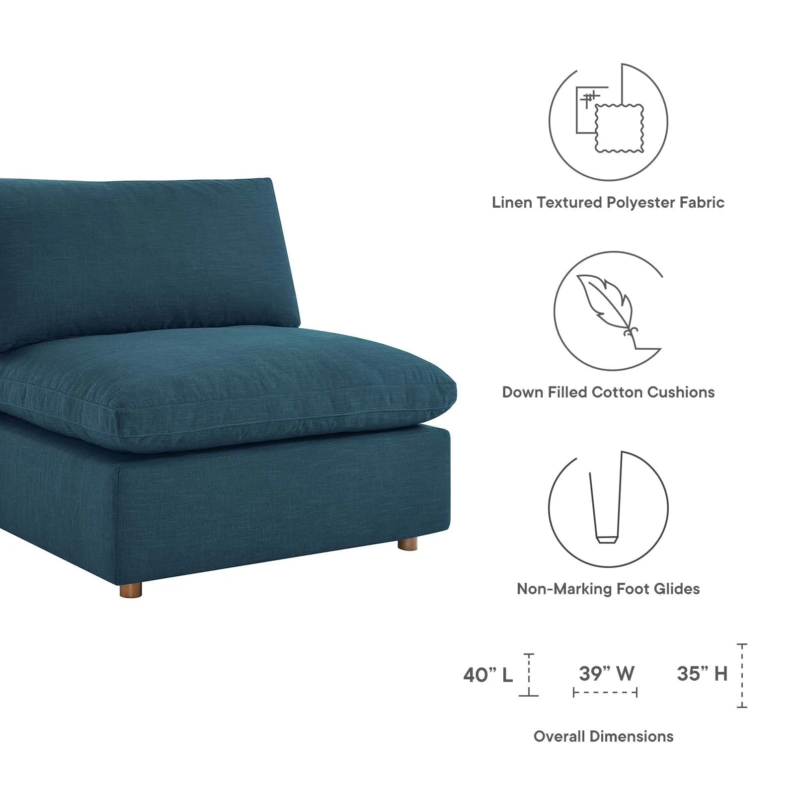 Commix Sofa Sectional by Modway