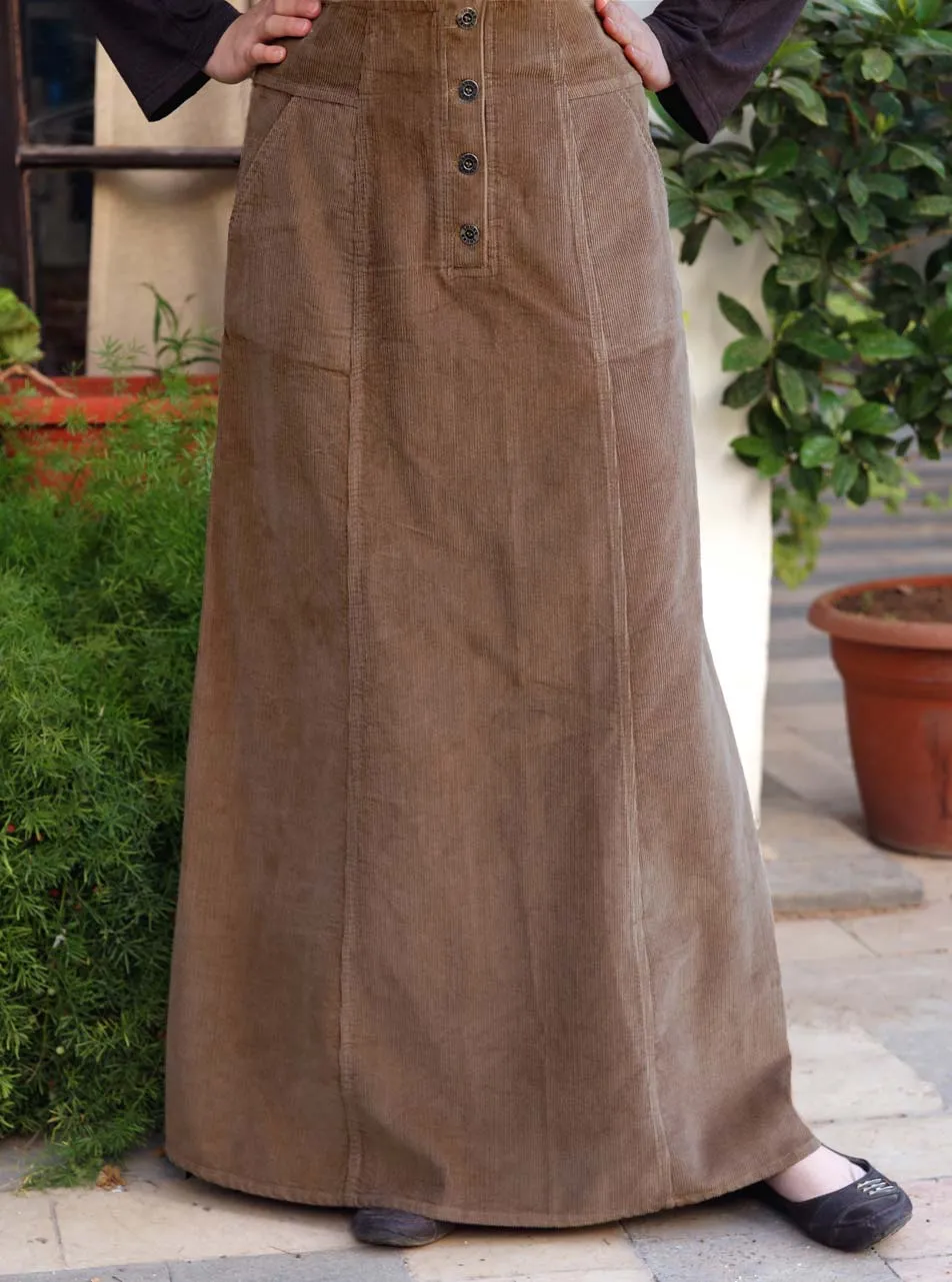 Corduroy Bilqis Maxi Skirt