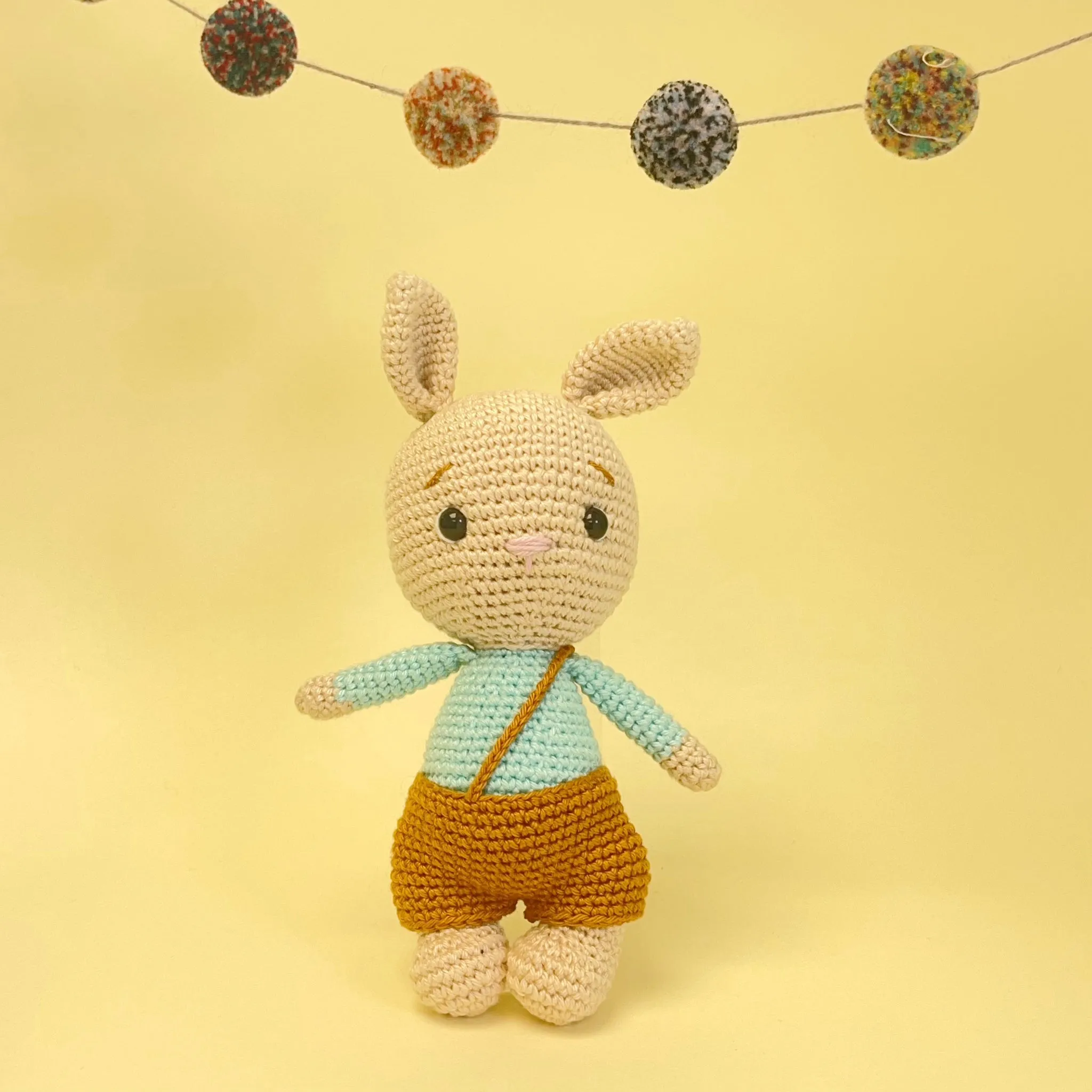 Crocheted Baby Bunny Bean 2