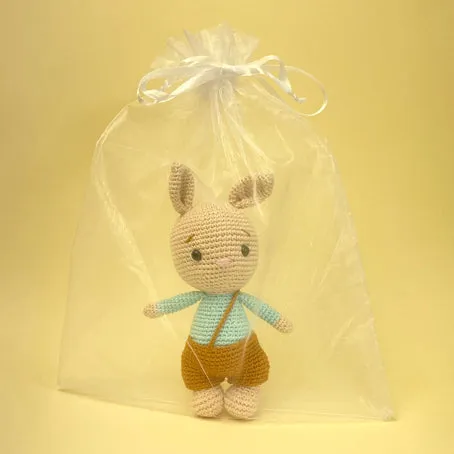 Crocheted Baby Bunny Bean 2