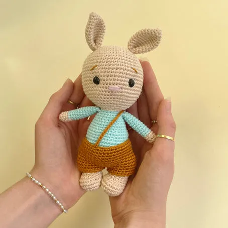 Crocheted Baby Bunny Bean 2