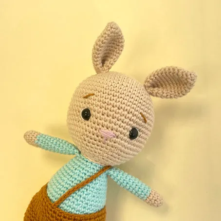 Crocheted Baby Bunny Bean 2