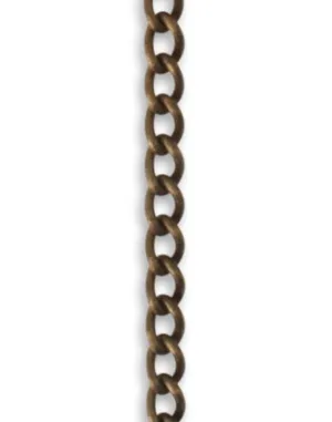 Curb Chain, 3.4x5.1mm, (1ft)