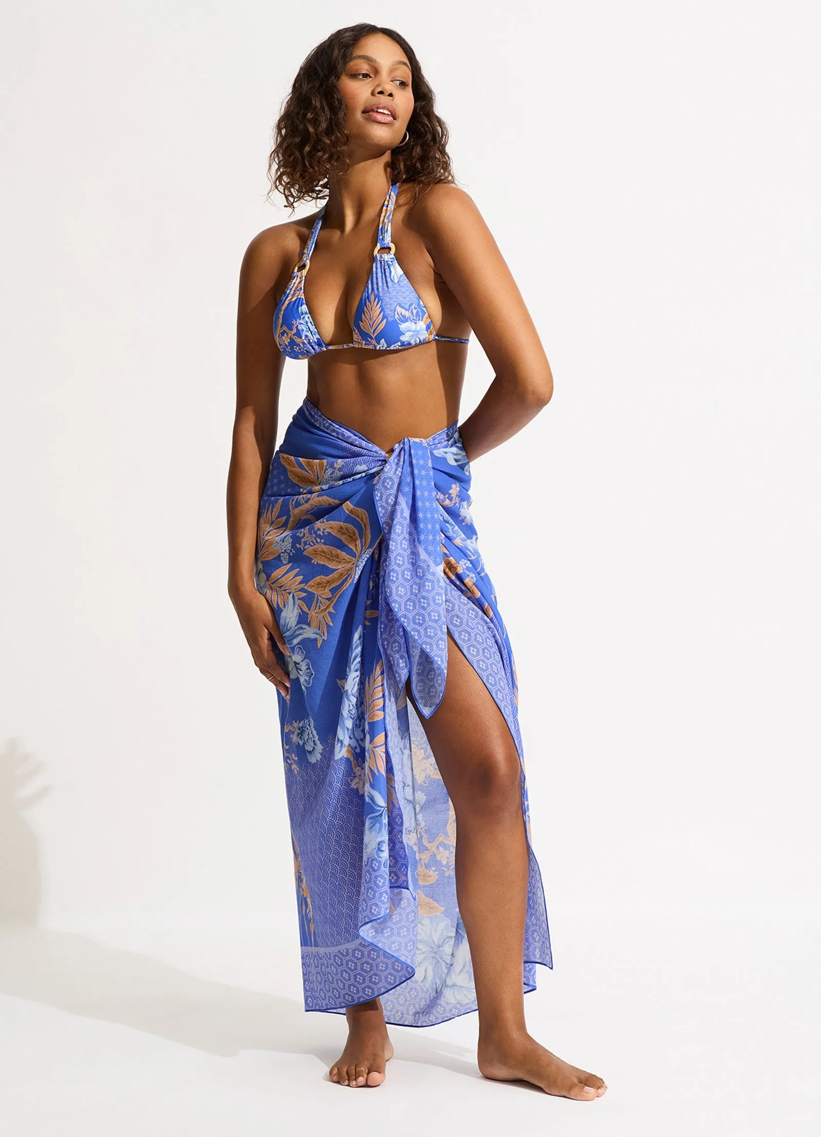 Eden Sarong - Azure