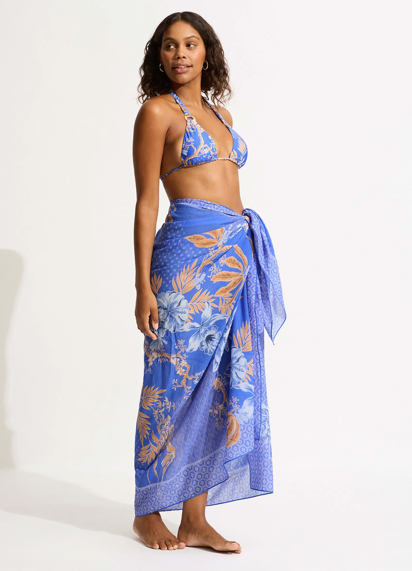 Eden Sarong - Azure