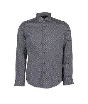 Erlac Archive Geo Print Shirt - Navy