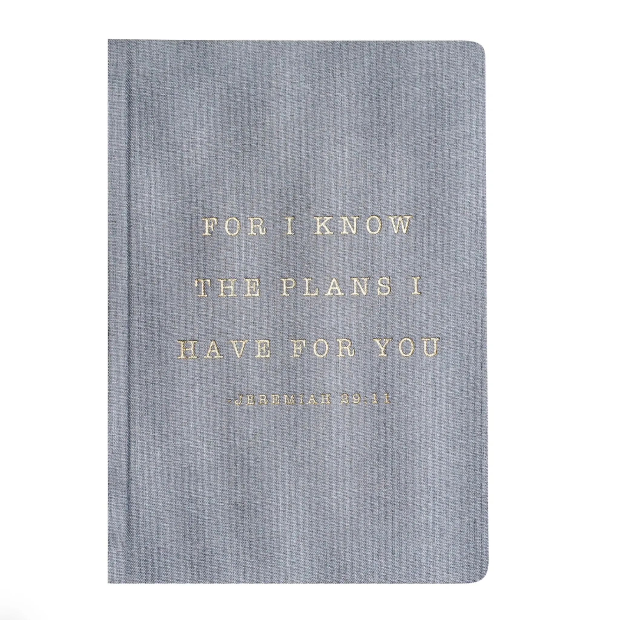 For I Know The Plans I Have For You Fabric Journal