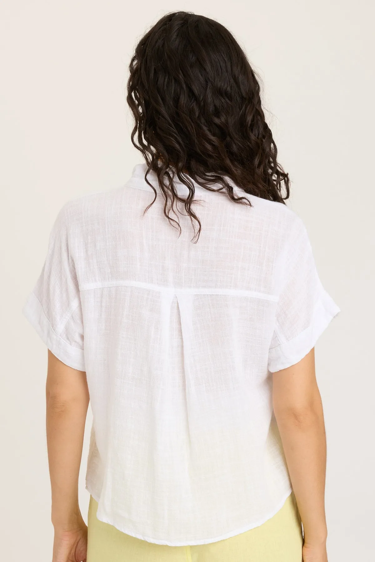 Gauze Teagan Tie Top