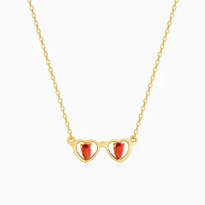 Golden My Eyes on You Necklace