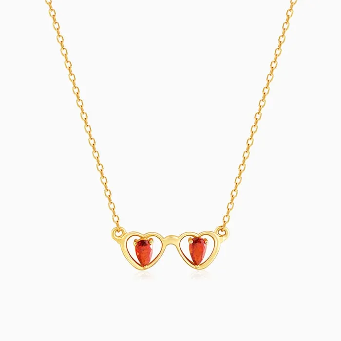 Golden My Eyes on You Necklace