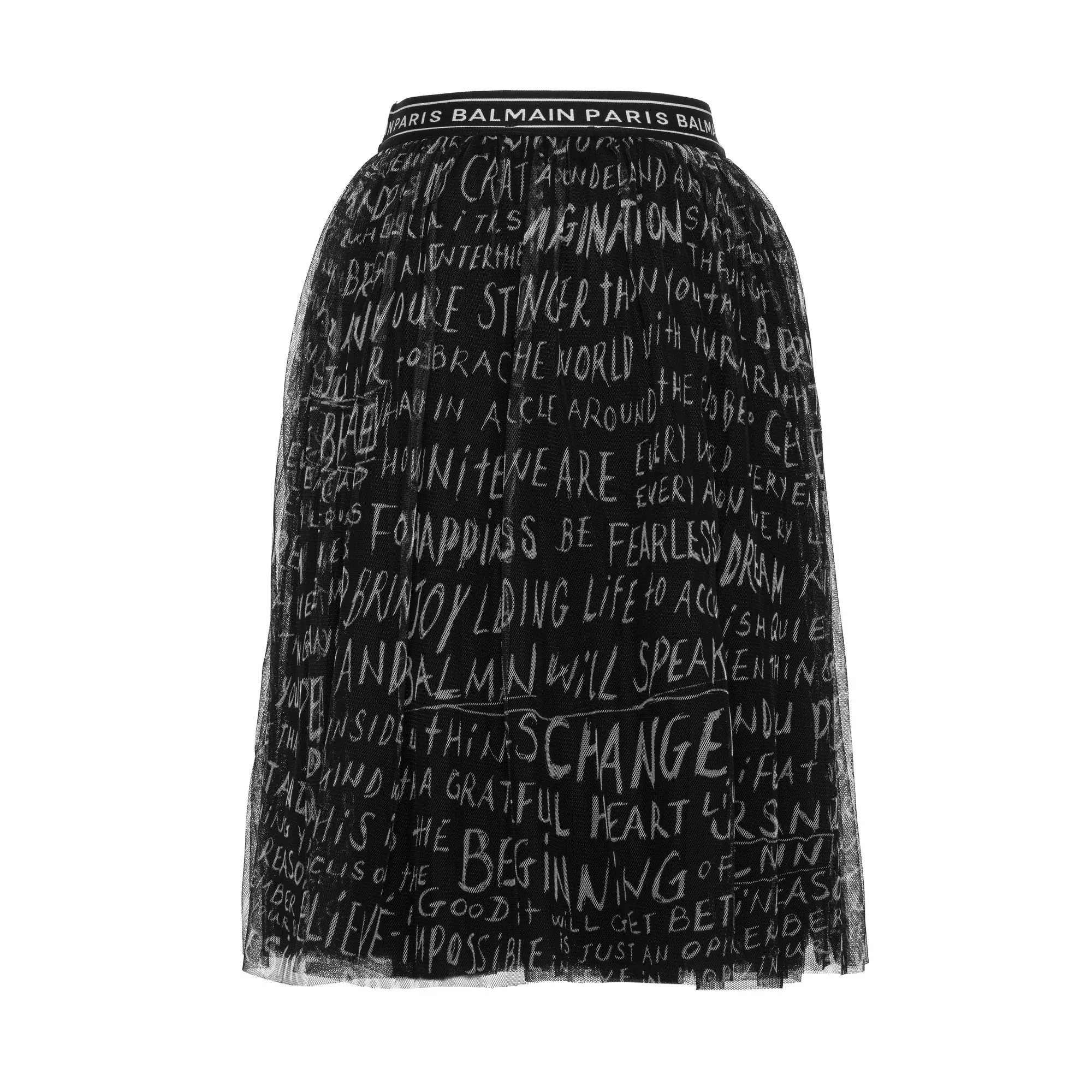 Graffiti Logo Tulle Skirt