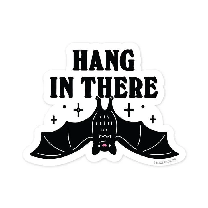 Hang in There Bat | Vinyl Sticker