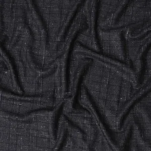 Italian Blended Wool Jacketing Fabric – 150cm, Classic Navy-D17543