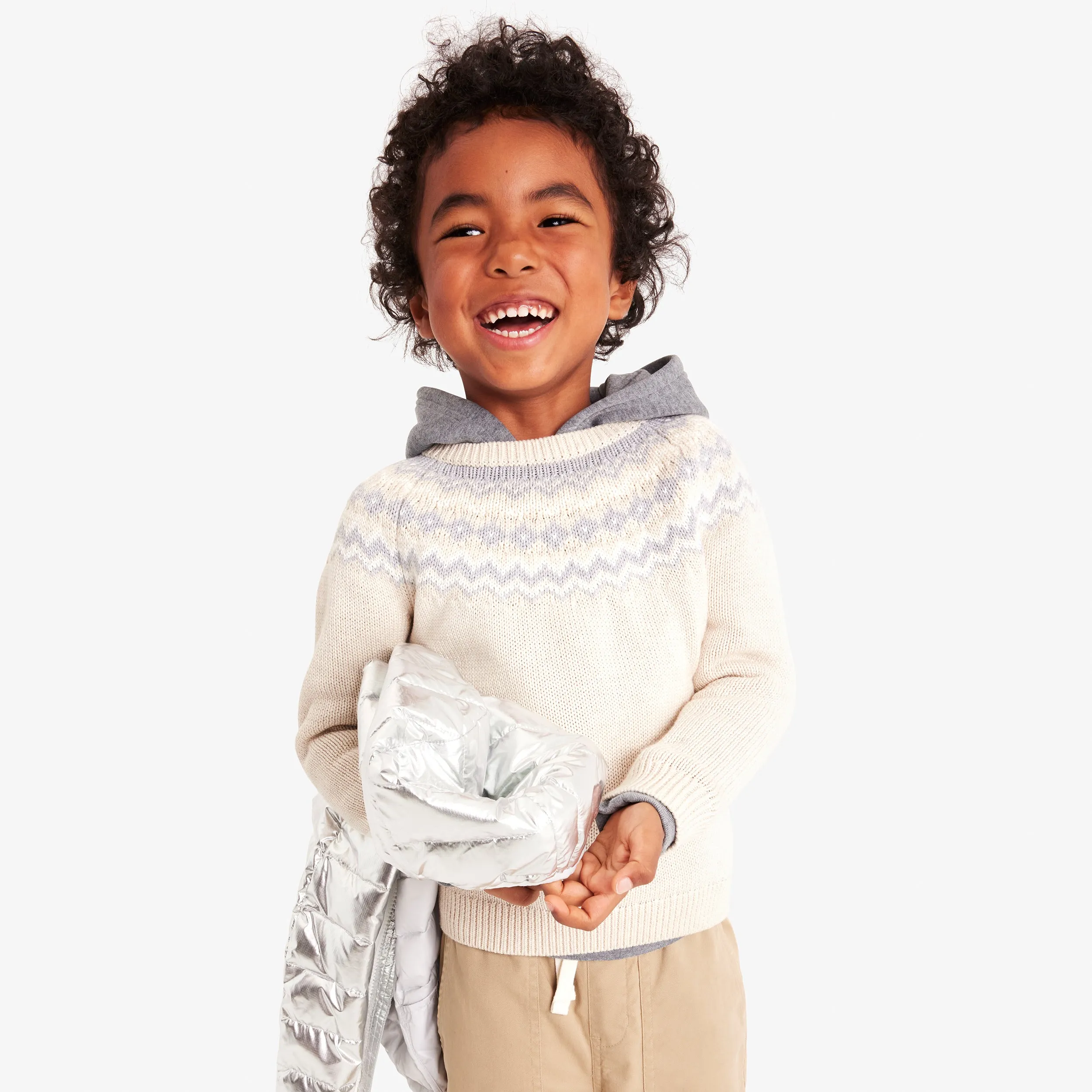 Kids fair isle sweater