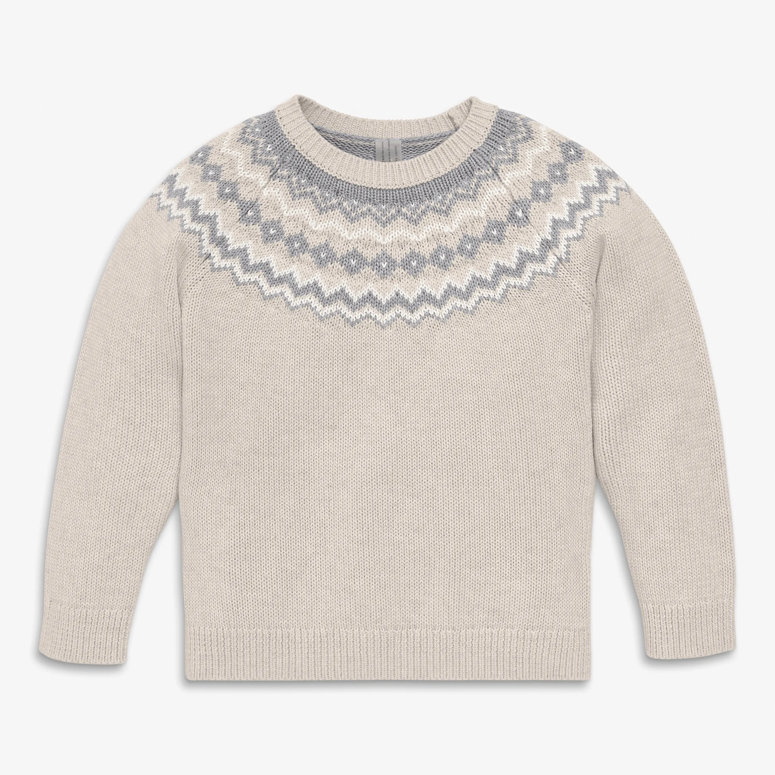 Kids fair isle sweater