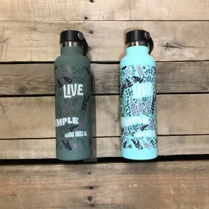 Live Simple Wildflower Water Bottle