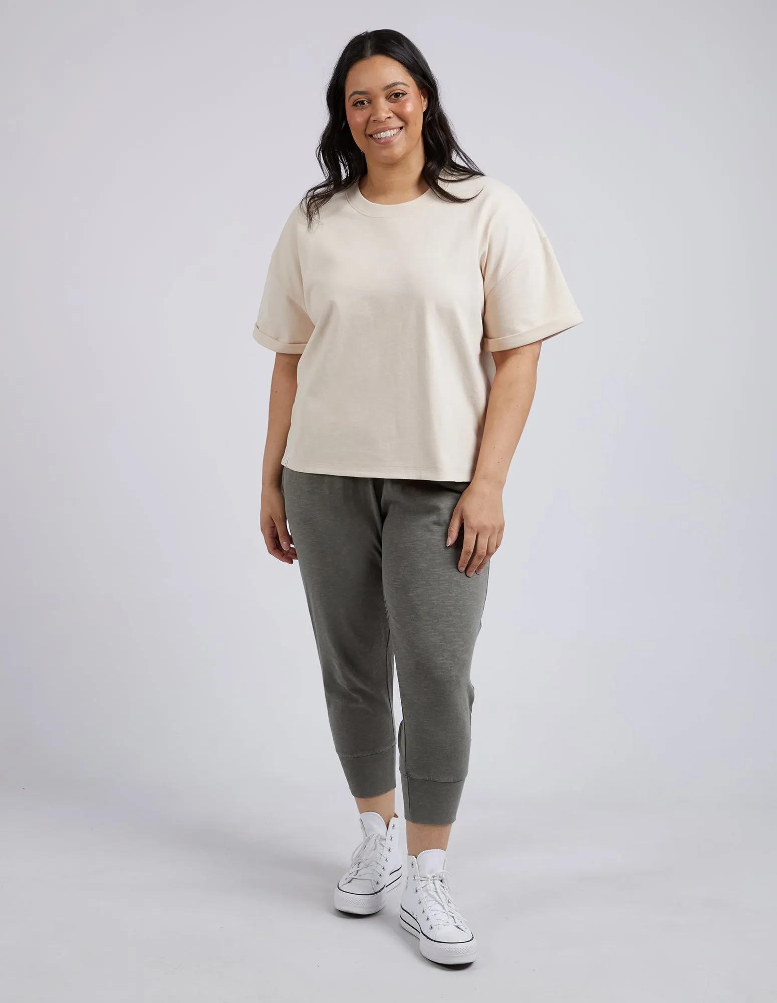 Lucia Short Sleeve Sweat Oatmeal