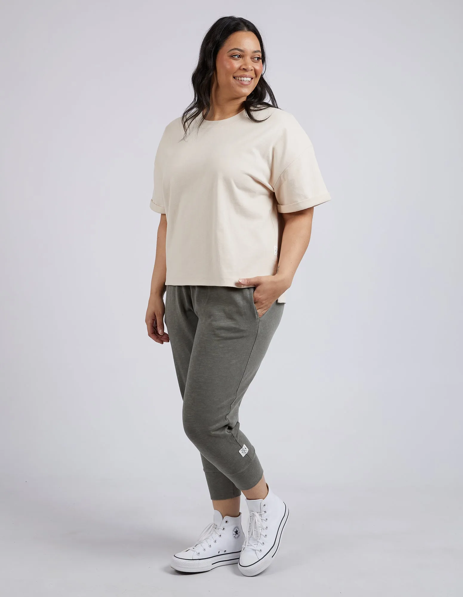 Lucia Short Sleeve Sweat Oatmeal