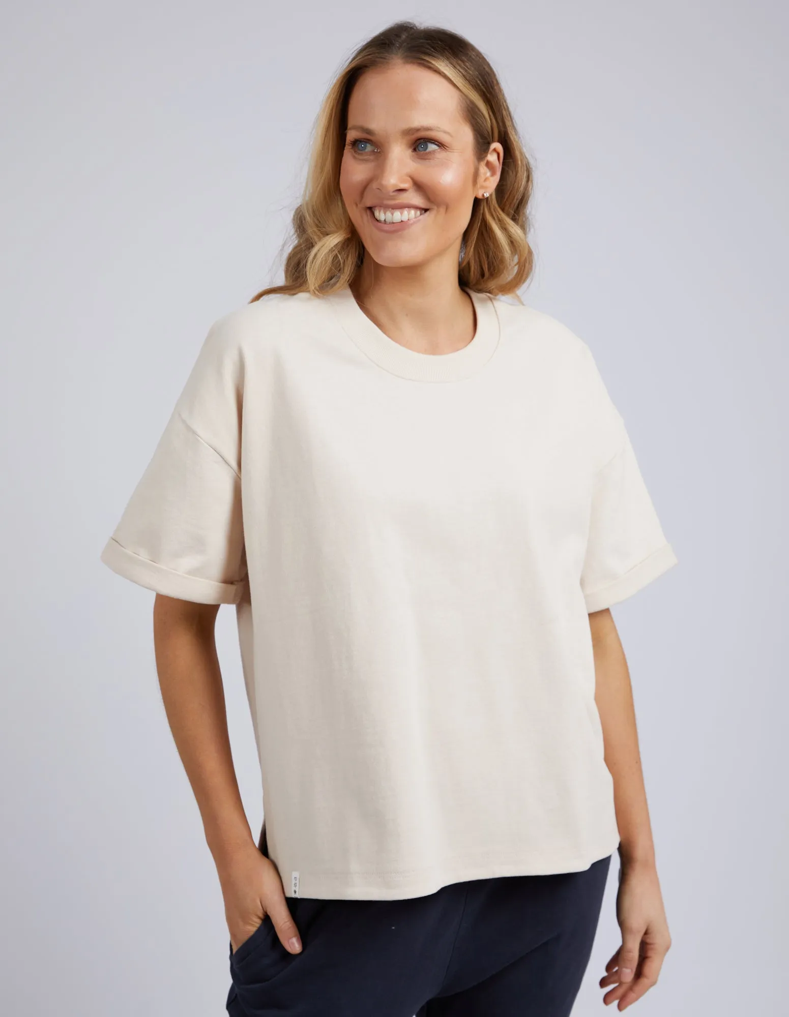 Lucia Short Sleeve Sweat Oatmeal