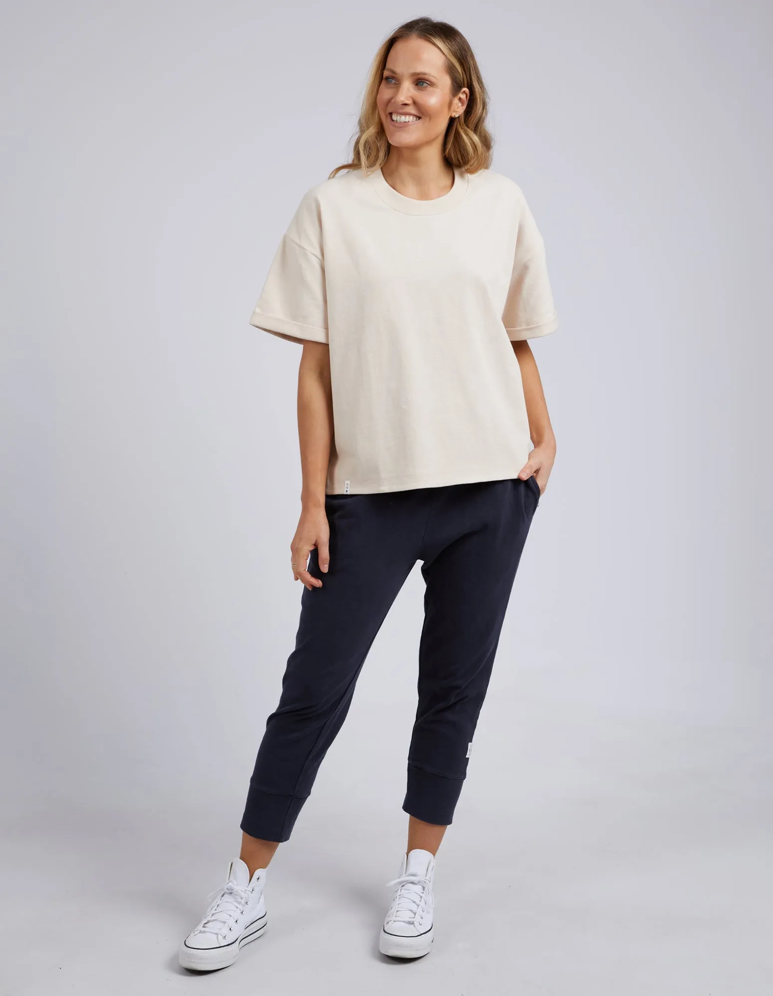 Lucia Short Sleeve Sweat Oatmeal