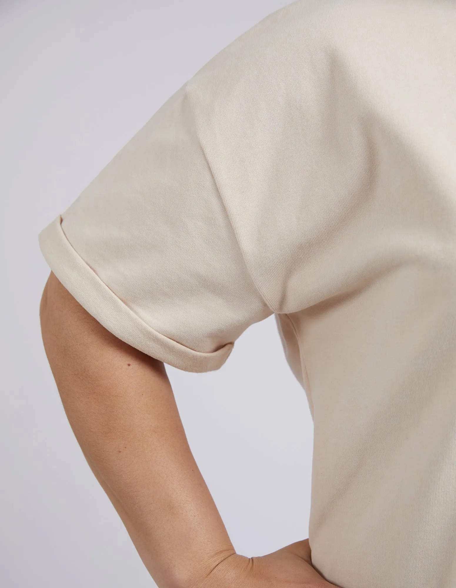 Lucia Short Sleeve Sweat Oatmeal