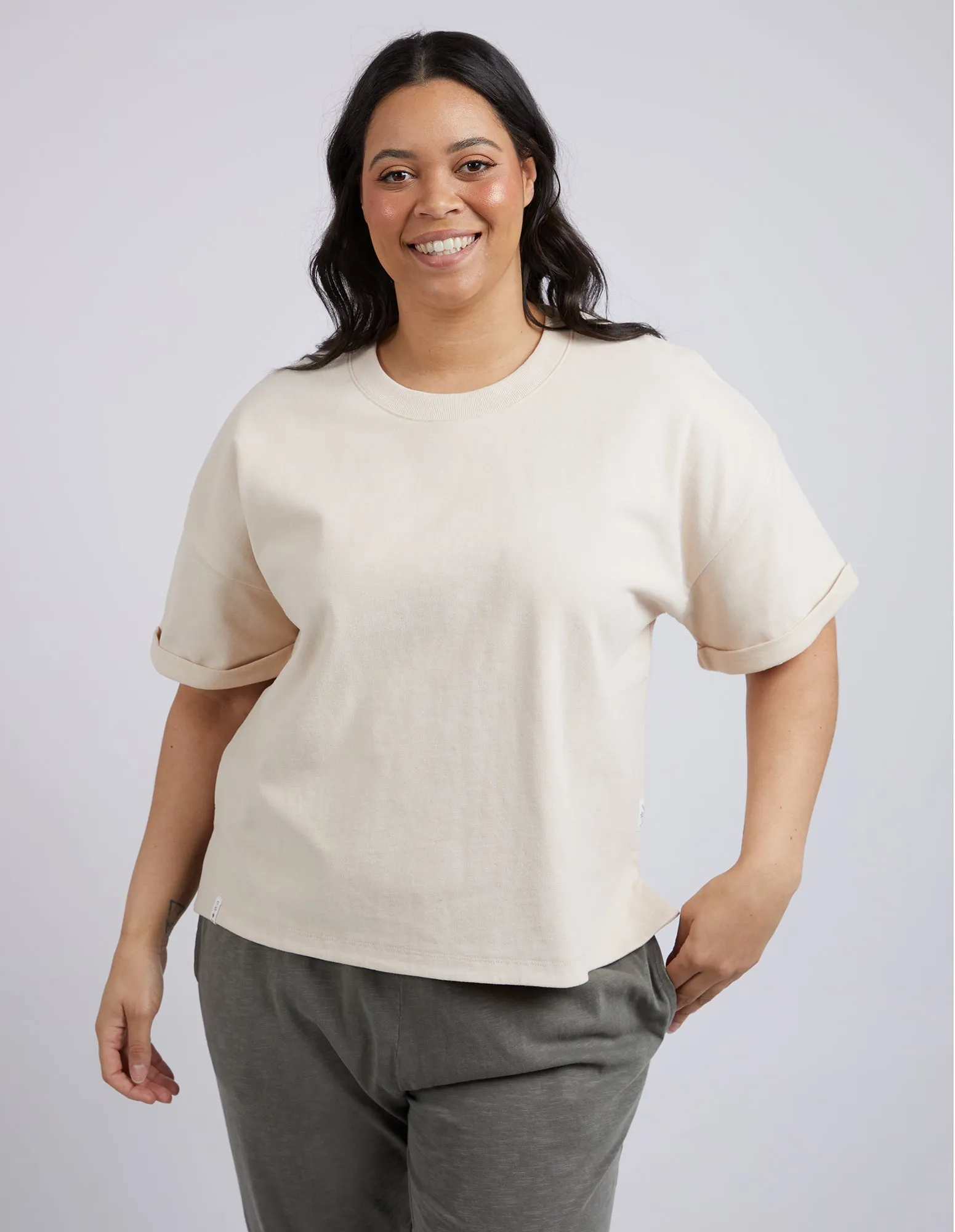 Lucia Short Sleeve Sweat Oatmeal