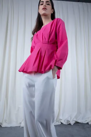 Magenta Blouse