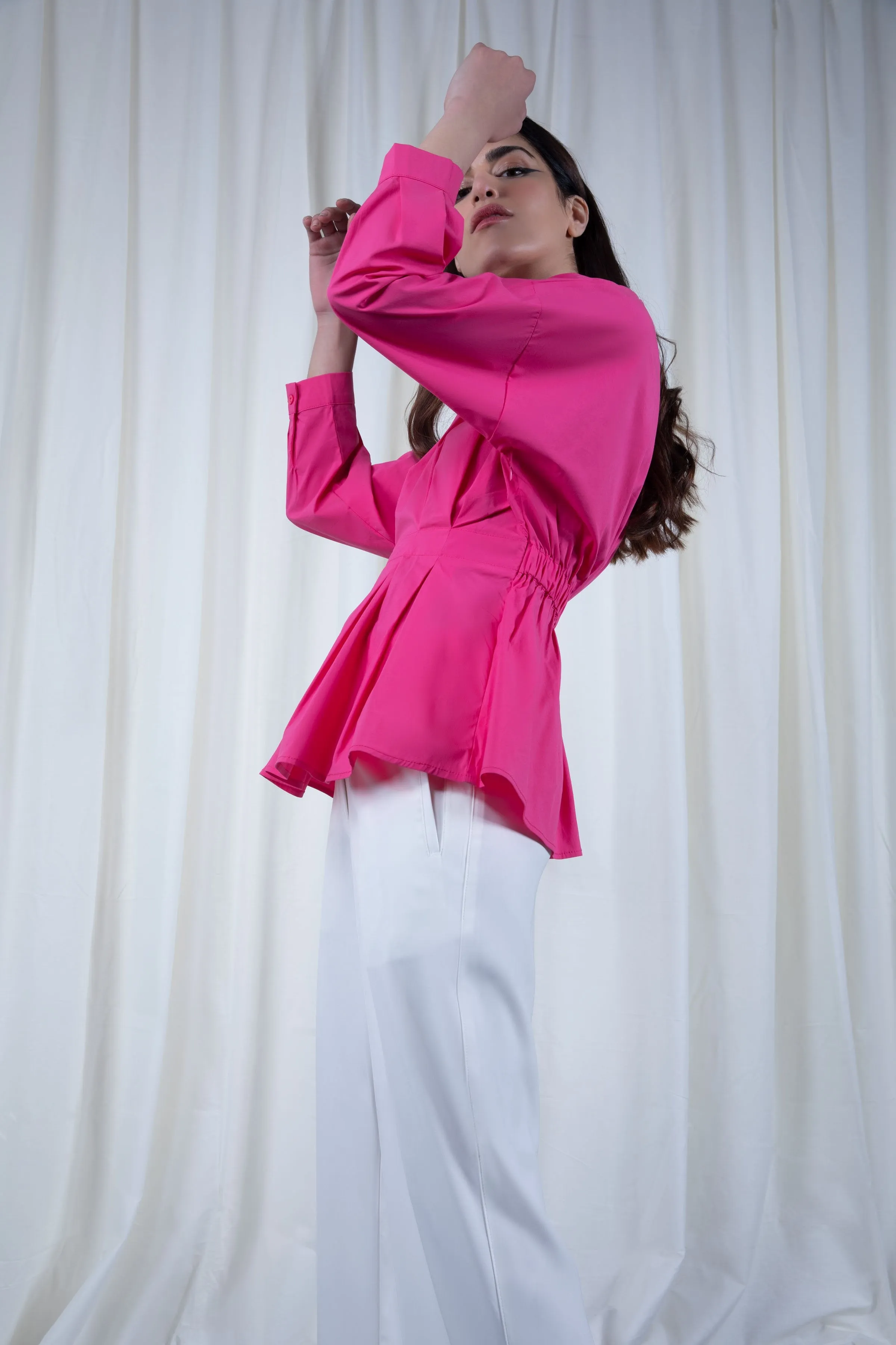 Magenta Blouse