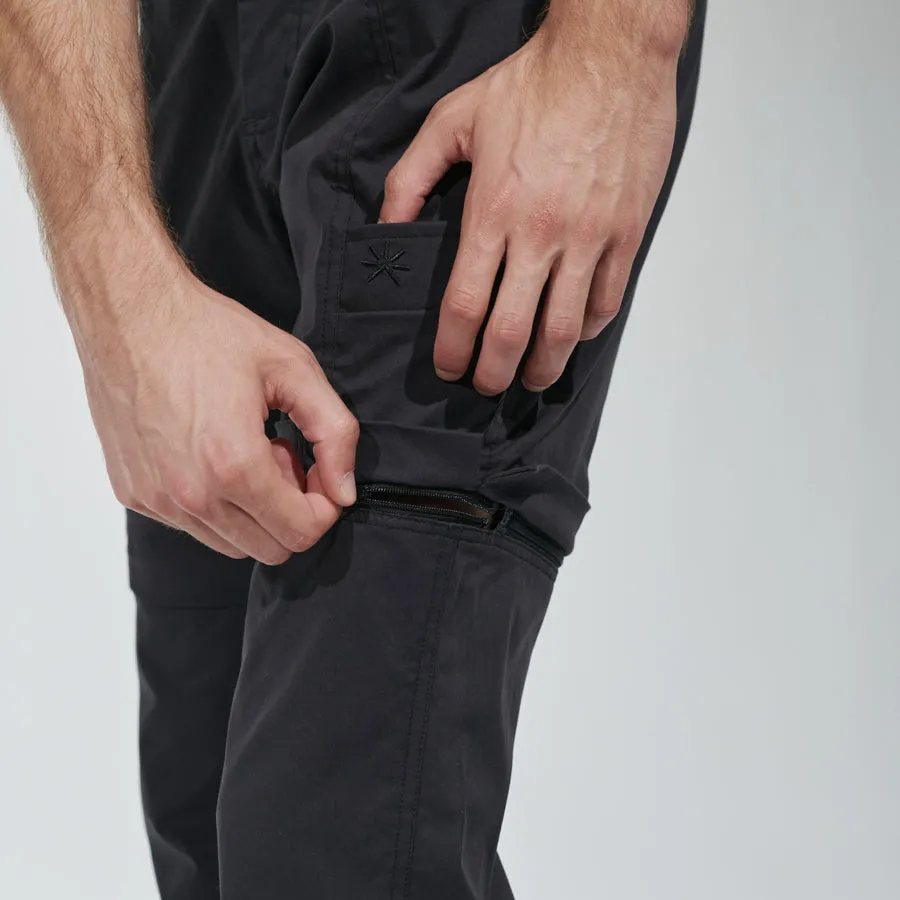 Men's Zip-Off Pant All Black