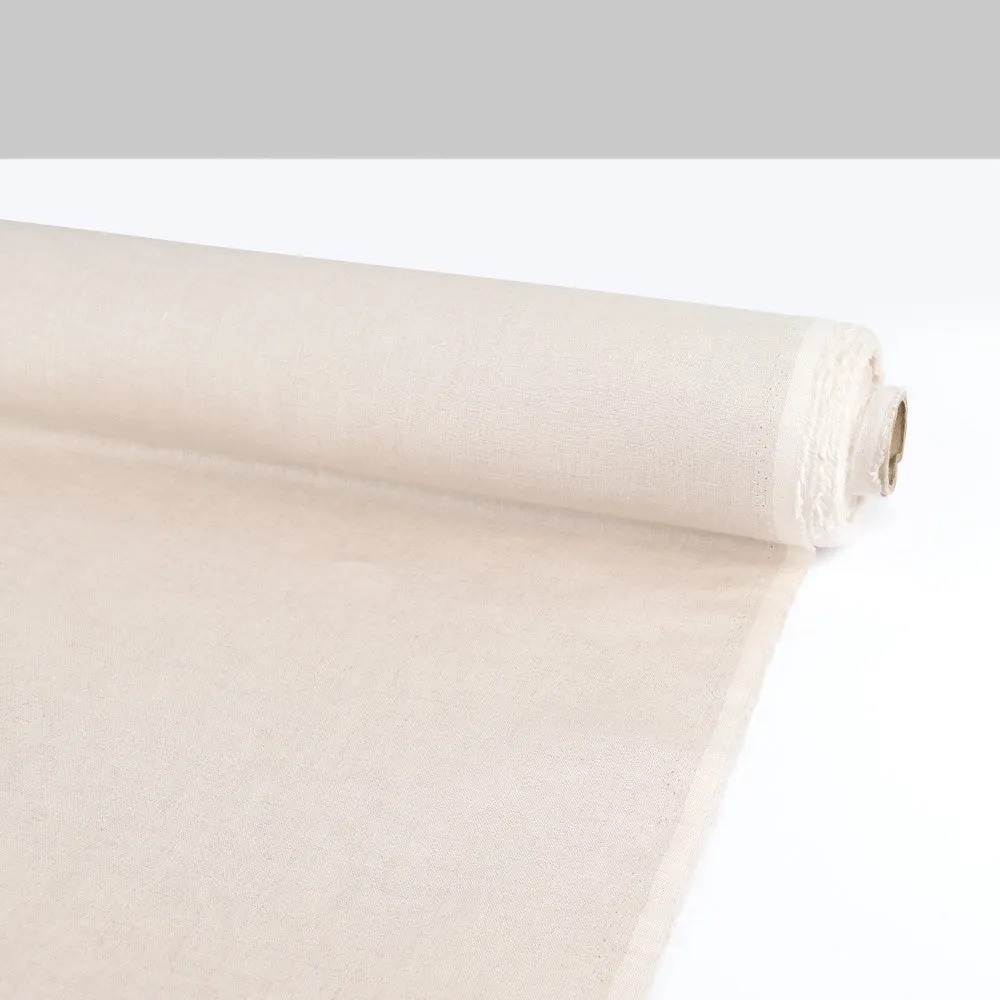 Midweight Linen - Almond (remnant)