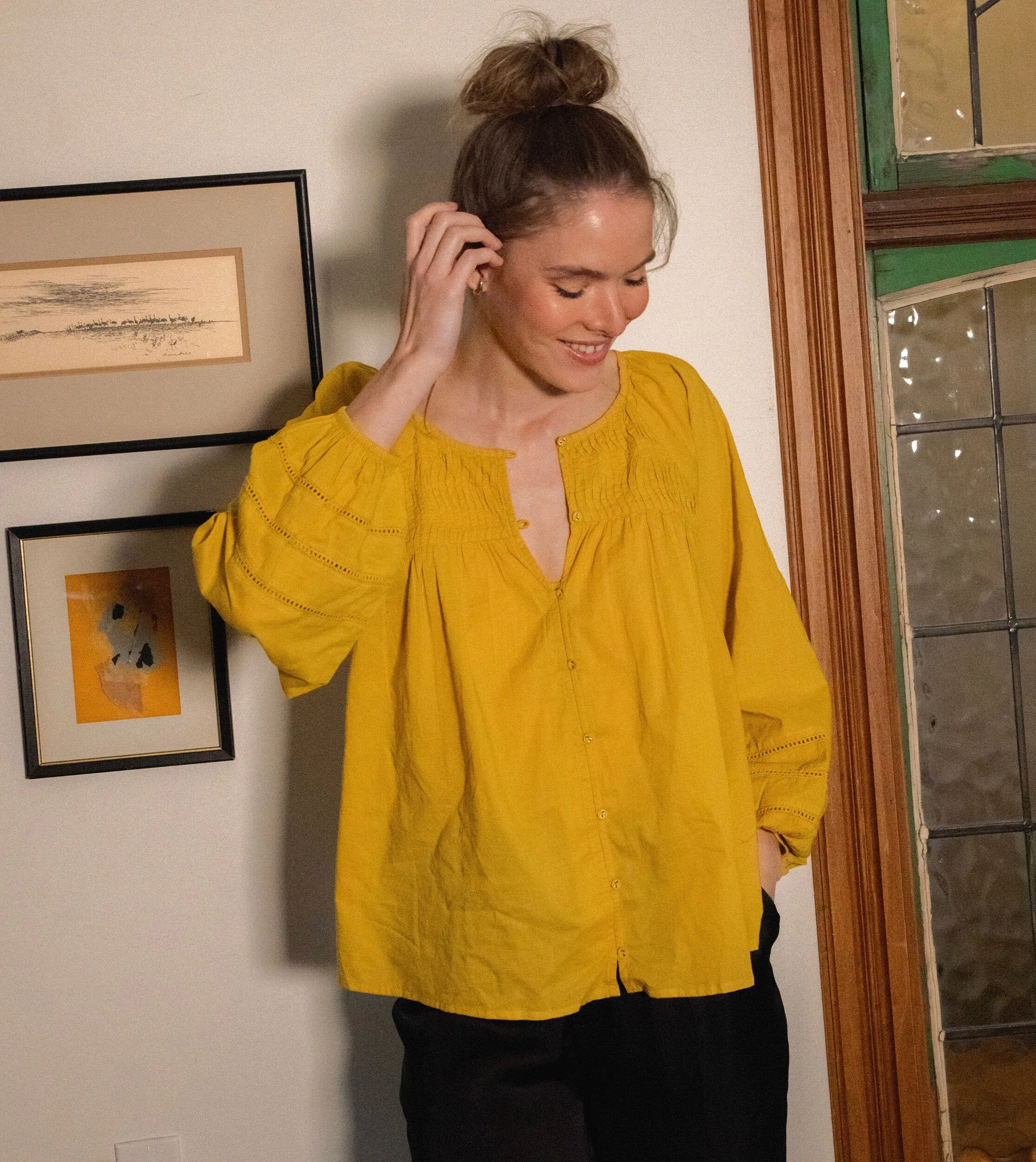 Nerea Blouse | Citrine