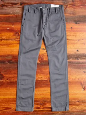 "Officer Trouser" in Grey Twill