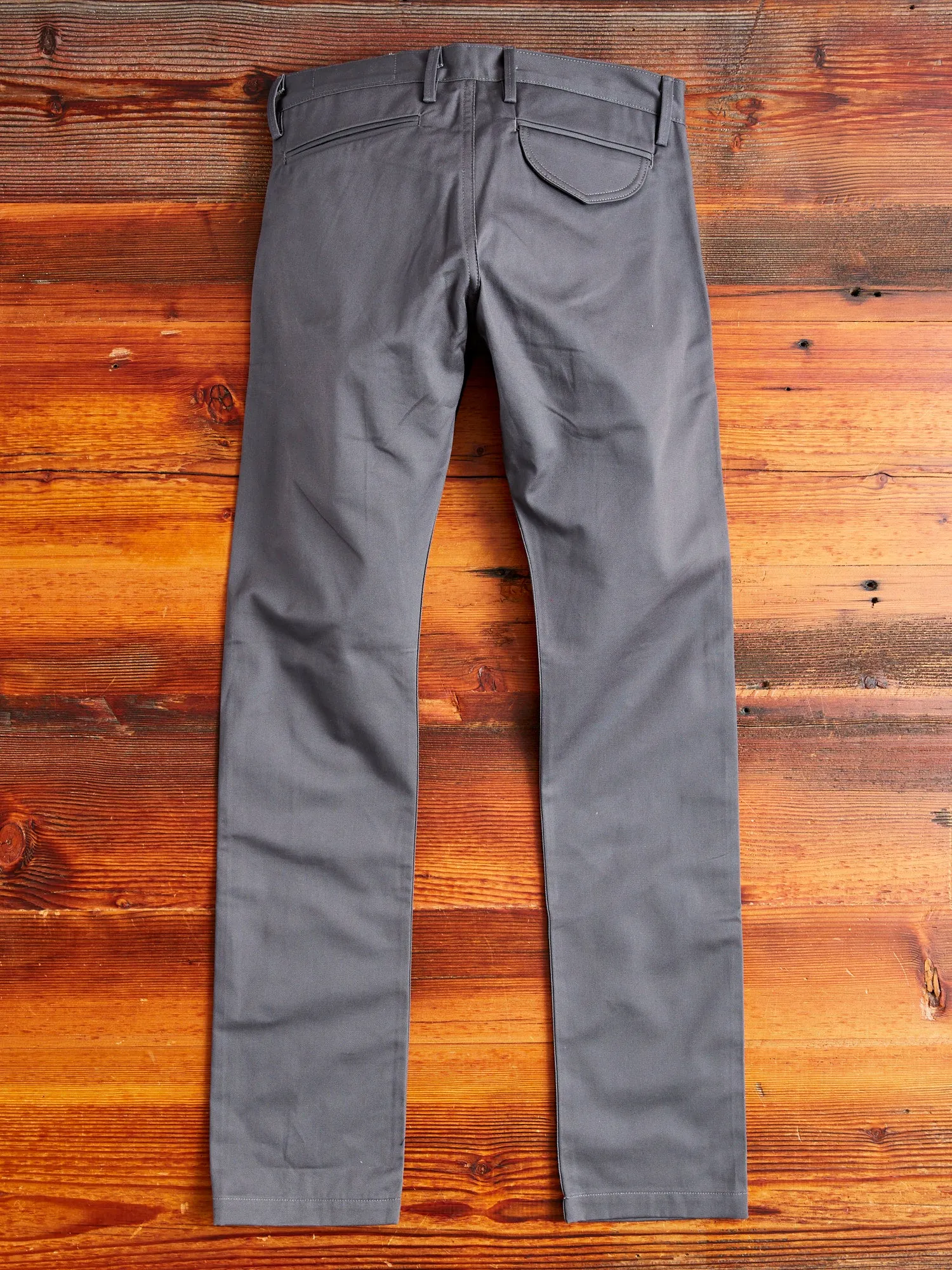 "Officer Trouser" in Grey Twill