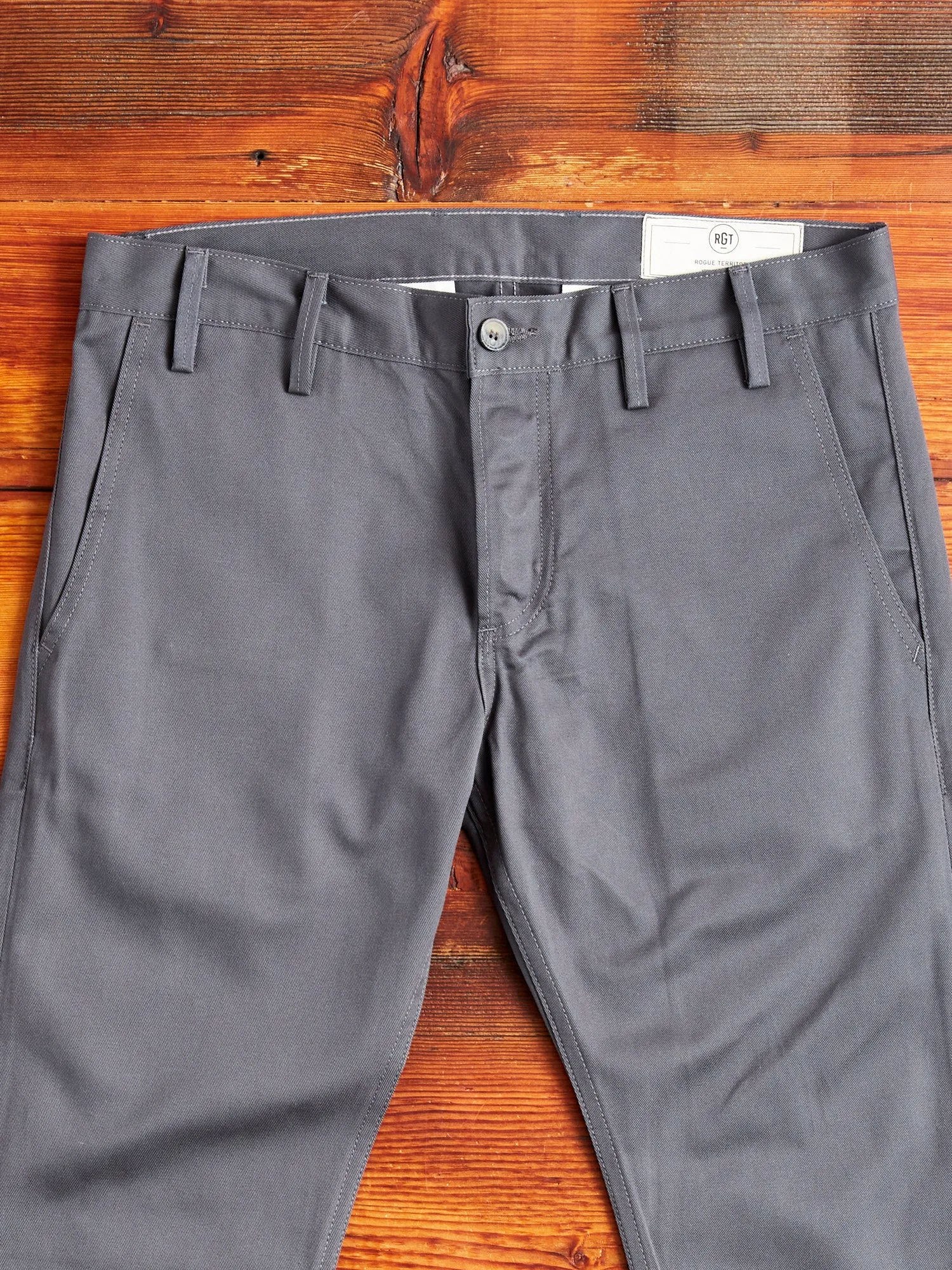 "Officer Trouser" in Grey Twill