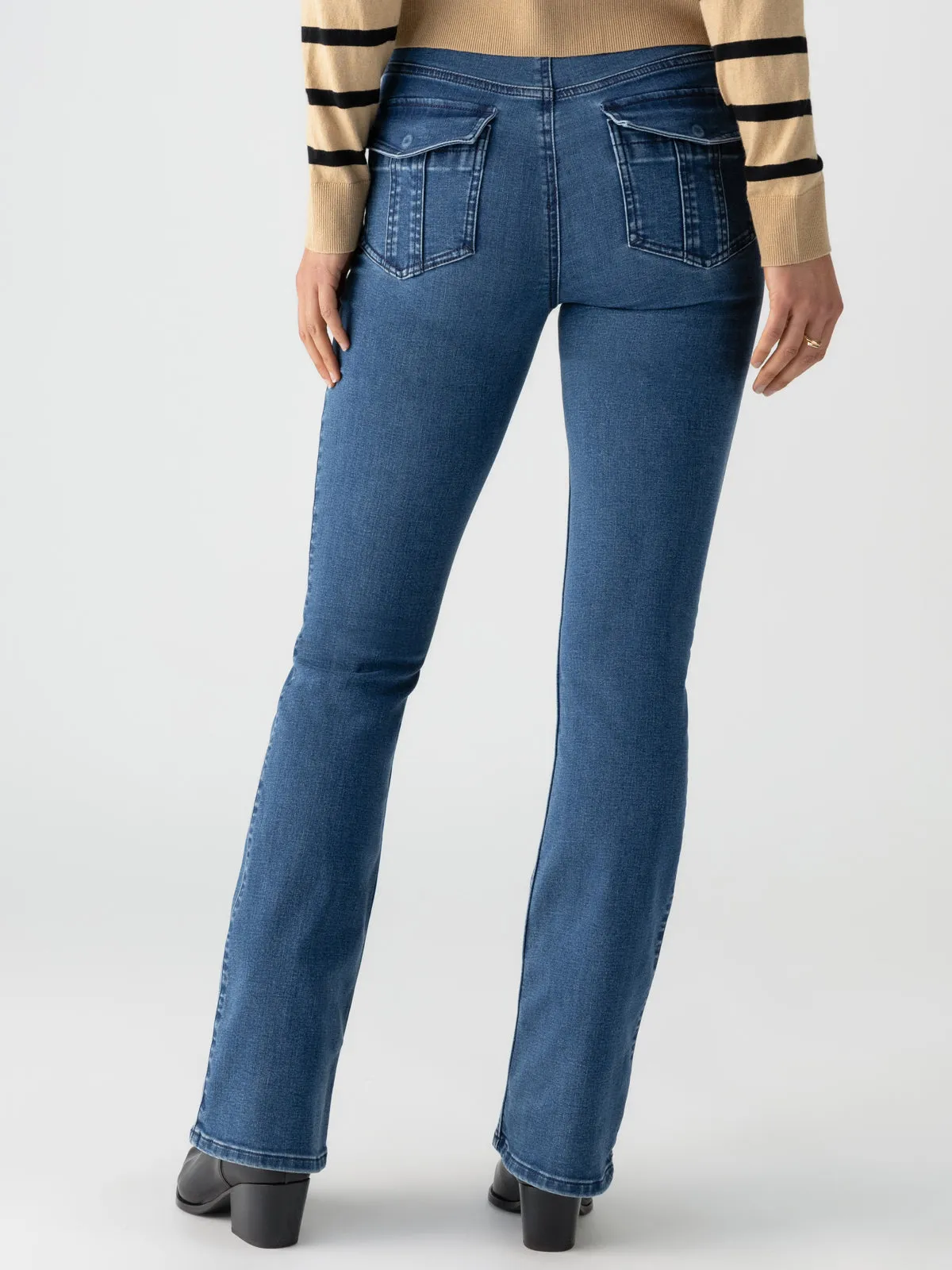 Sculpted Hayden Bootcut Standard Rise Denim Pant Lucky Streak