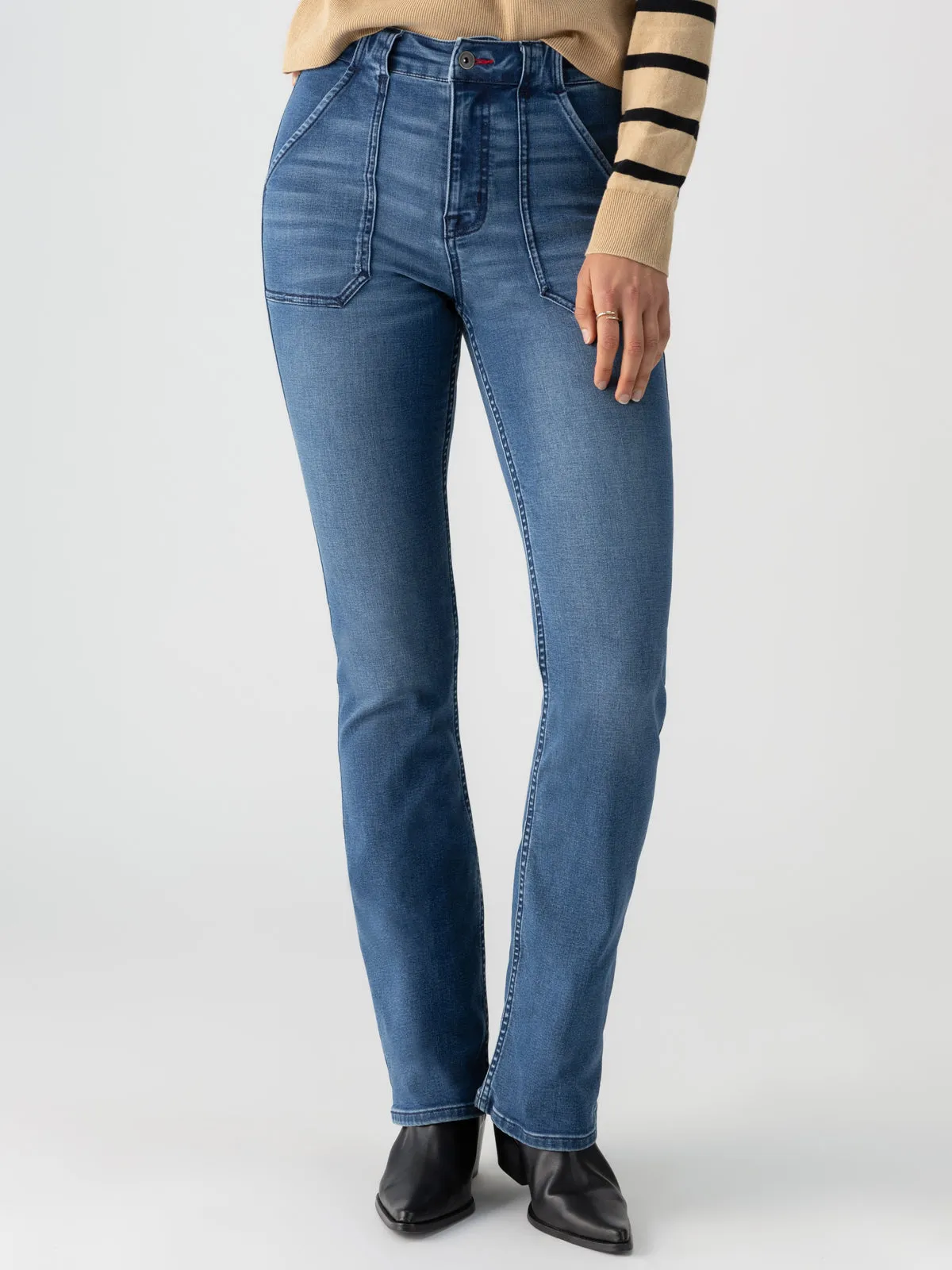 Sculpted Hayden Bootcut Standard Rise Denim Pant Lucky Streak