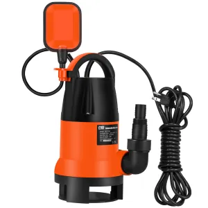 Submersible Clean/Dirty 1HP Water Pump 3700GPH